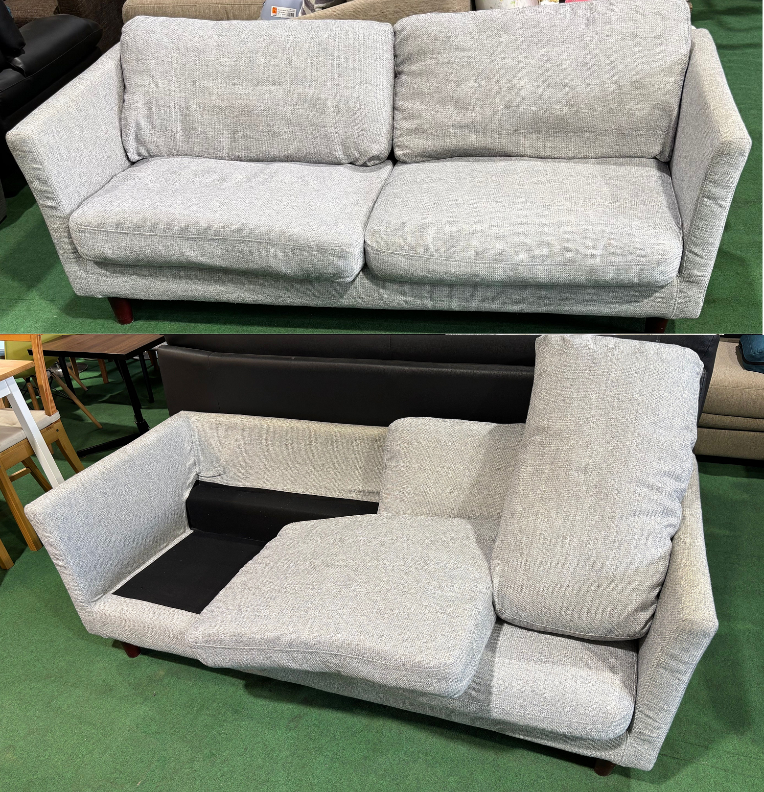 バラせて搬入できるタイプのソファ